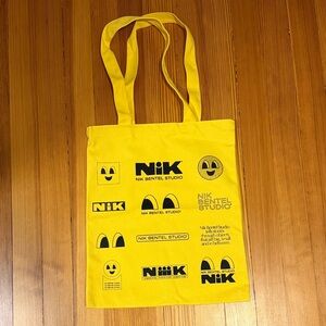 Nik Bentel Yellow Tote Bag